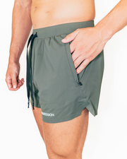 4" Combat Shorts - Olive