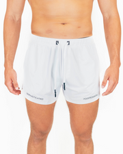 4" Combat Shorts - White